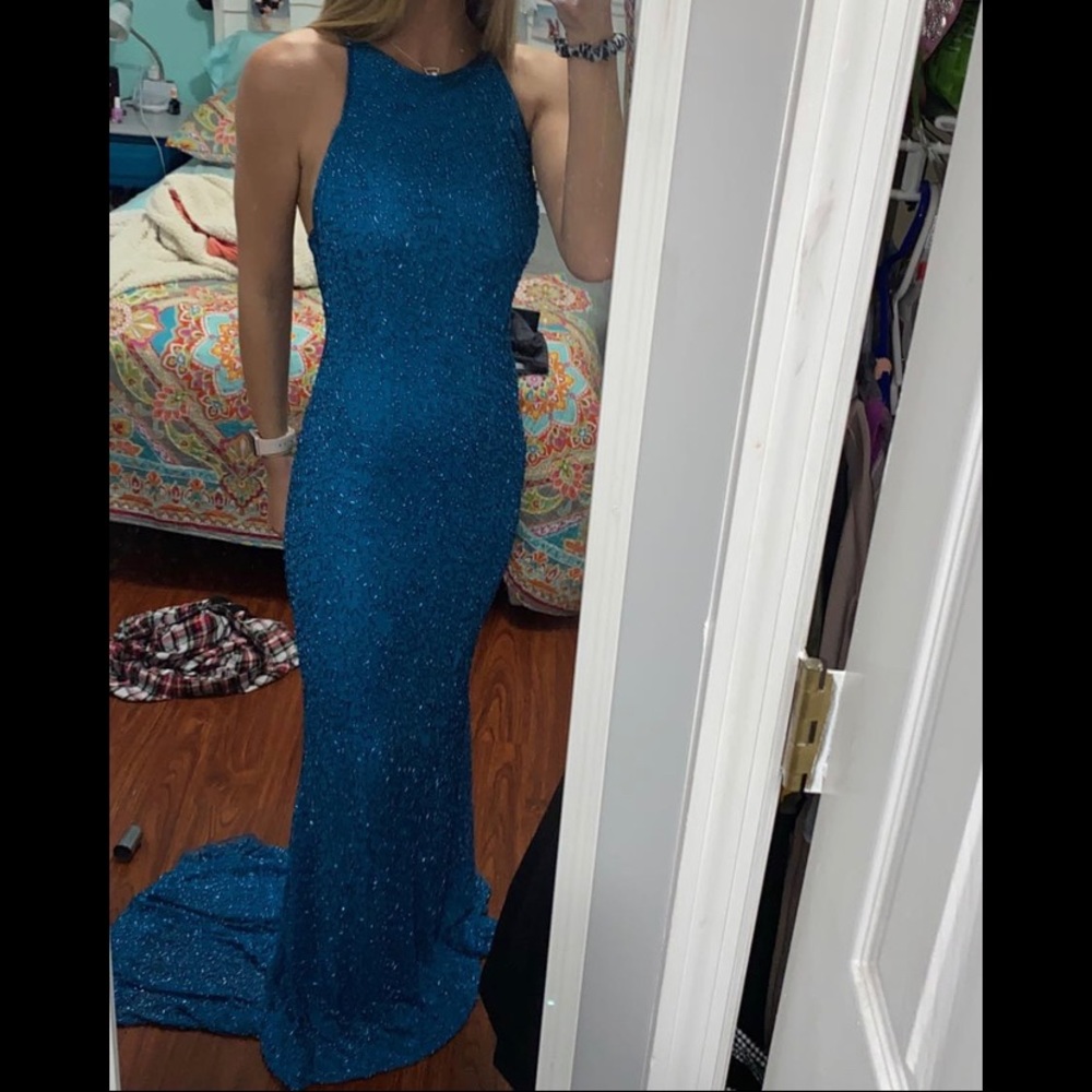 SHERRI HILL 53131 PROM DRESS (no slit)